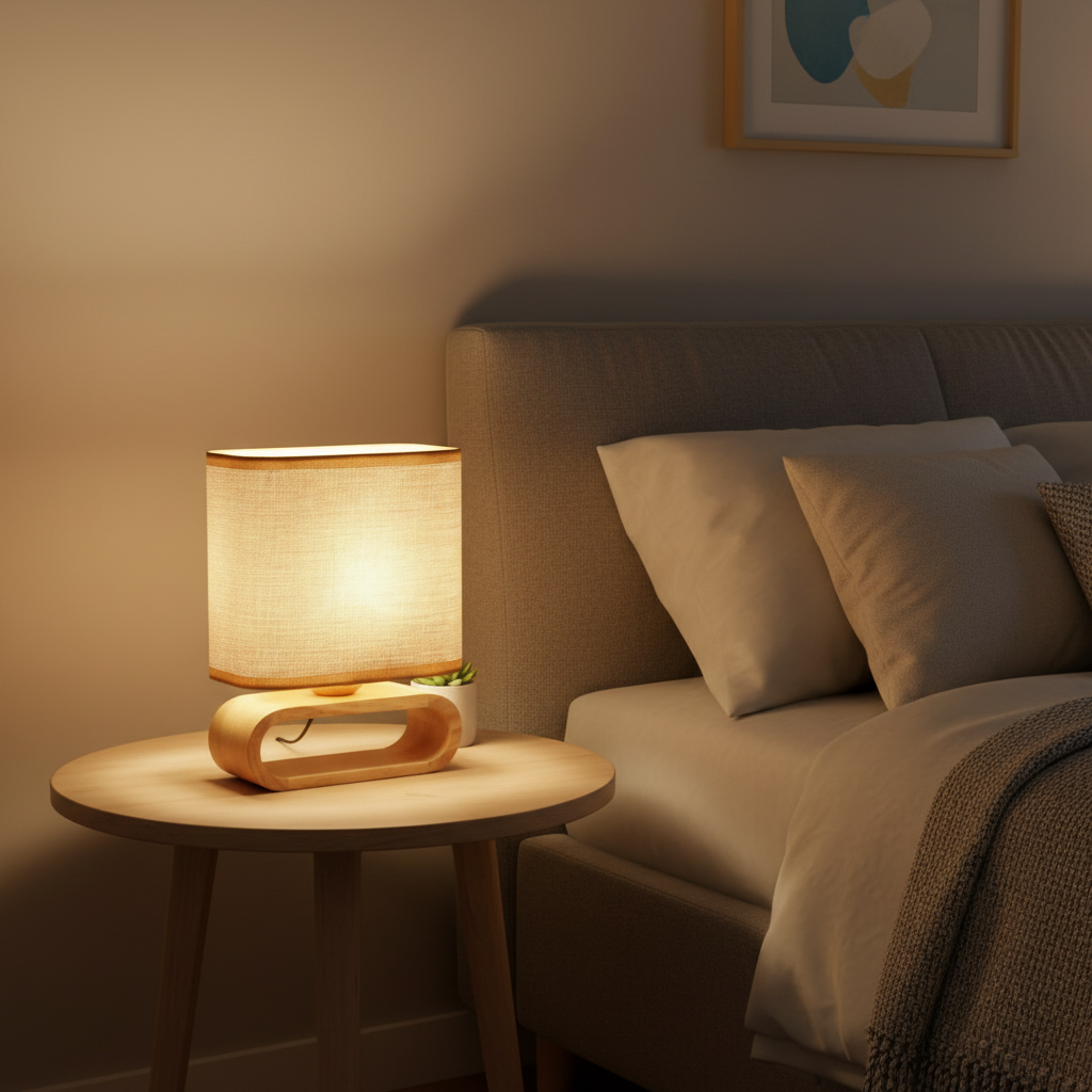 Bambino | Eco-Friendly Bamboo Table Lamp for Bedroom