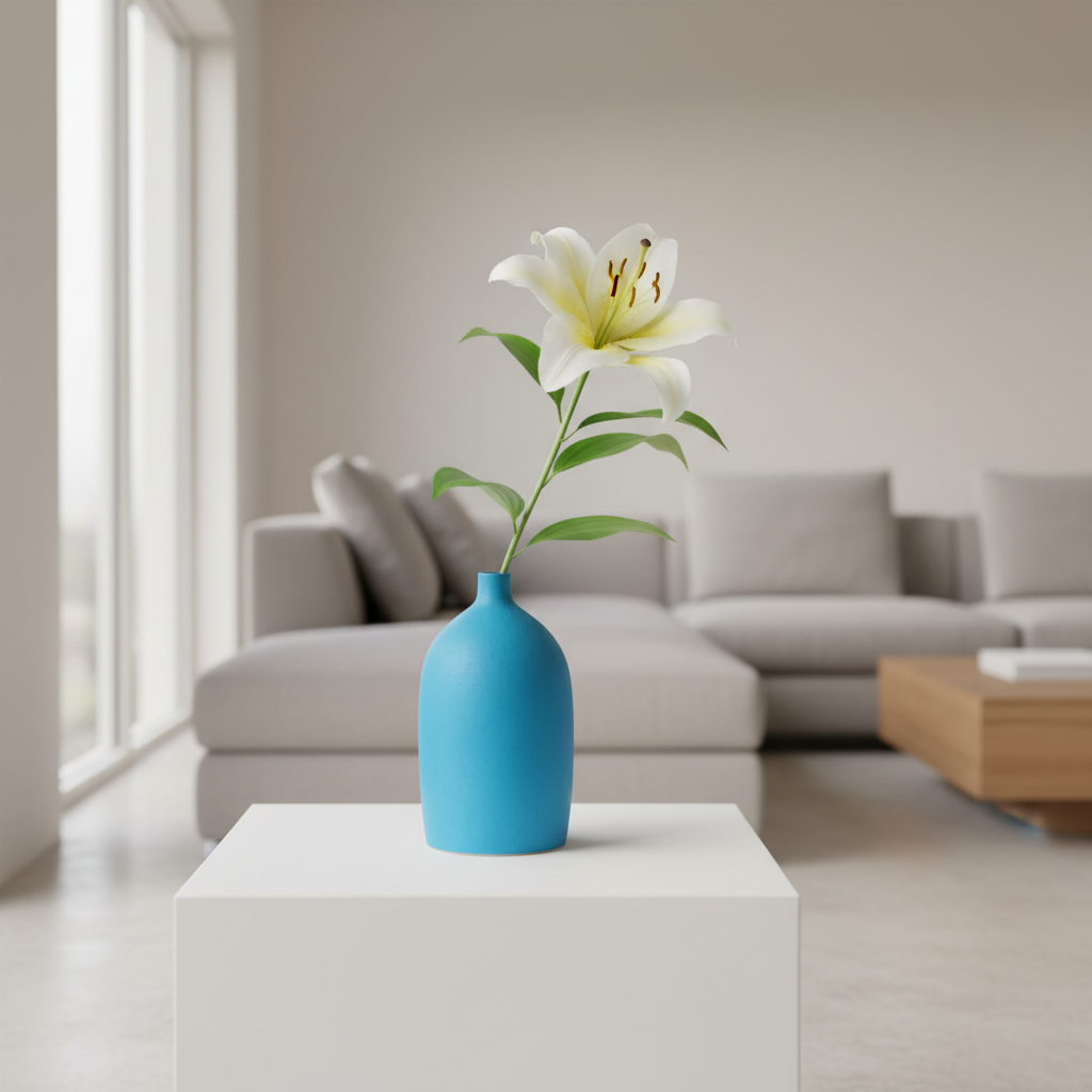 Colorful Ceramic Flower Vase | Modern Tabletop Decor