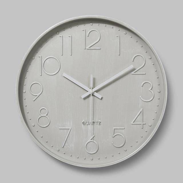 Colorful Round Wall Clock | Modern Wall Clock Decor 30cm