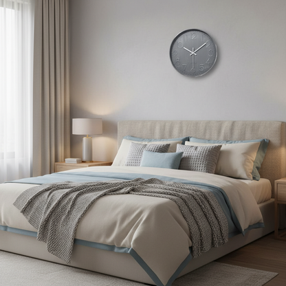 Colorful Round Wall Clock | Modern Wall Clock Decor 30cm