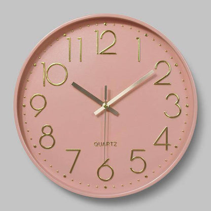 Colorful Round Wall Clock | Modern Wall Clock Decor 30cm