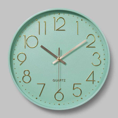 Colorful Round Wall Clock | Modern Wall Clock Decor 30cm