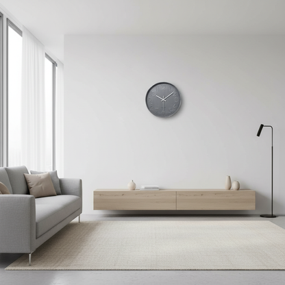 Colorful Round Wall Clock | Modern Wall Clock Decor 30cm