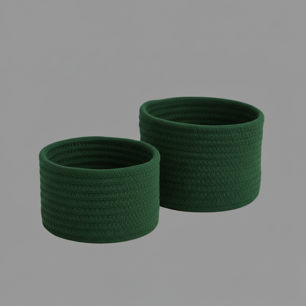Cotton Rope Storage Basket | Eco-Friendly Organizer for Toys
