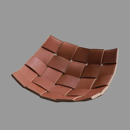 Elegant PU Leather Storage Tray | Valet Organizer