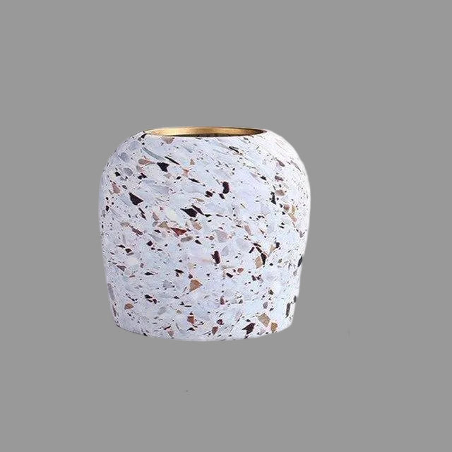 Terrazzo Style Ceramic Vase | Modern Flower Vase Decor