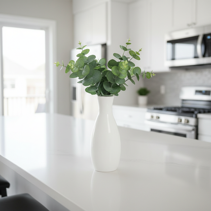 White Floor Vase | Modern Ceramic Decor