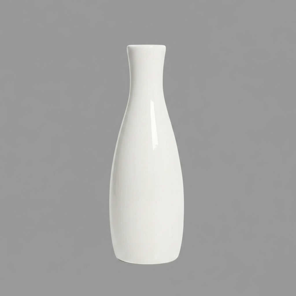 White Floor Vase | Modern Ceramic Decor