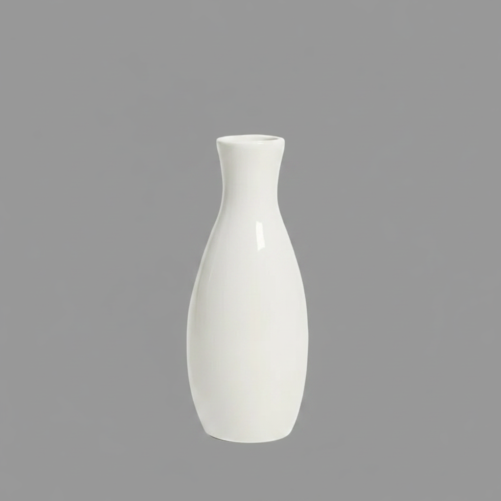 White Floor Vase | Modern Ceramic Decor